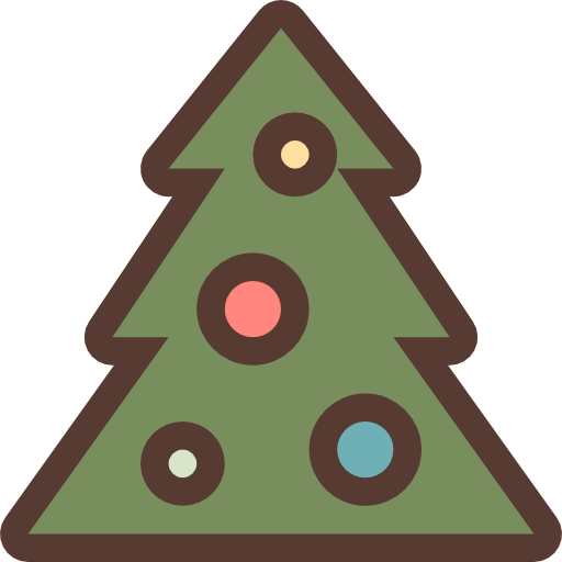 árbol de navidad icono gratis