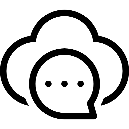 computación en la nube icono gratis