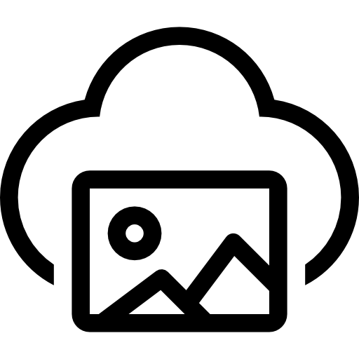 Cloud computing Undertone Outline icon