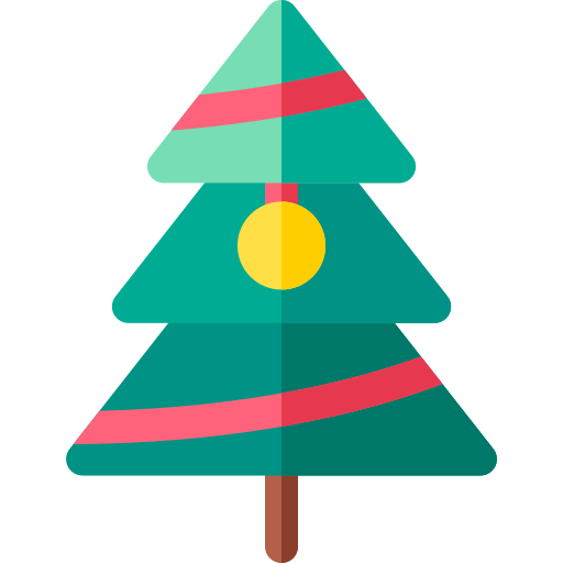 árbol de navidad icono gratis