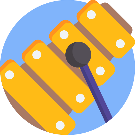 Xylophone Detailed Flat Circular Flat icon