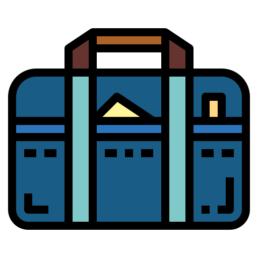 Briefcase Smalllikeart Lineal Color Icon