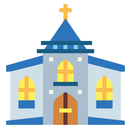 Church Smalllikeart Flat icon