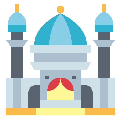 Mosque Smalllikeart Flat icon