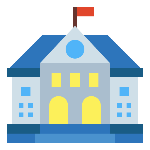 School Smalllikeart Flat icon