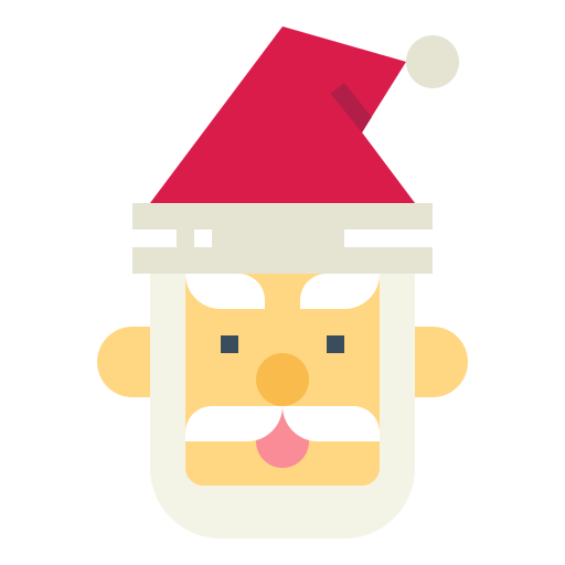 papá noel icono gratis