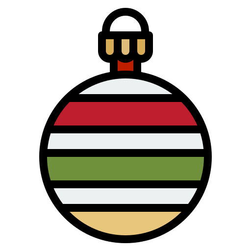 bola de natal grátis ícone