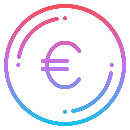 euro icono gratis