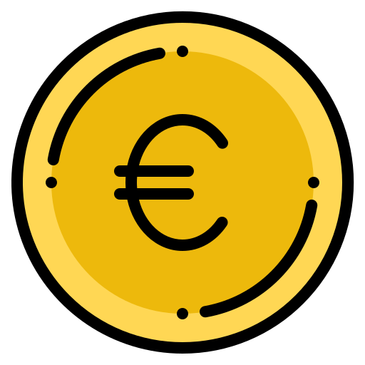 euro icono gratis