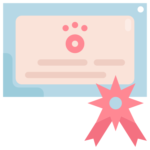 certificado icono gratis