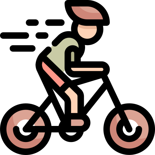 Bicycle icon Generic Outline Color