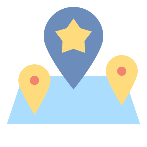 endroit Icône gratuit