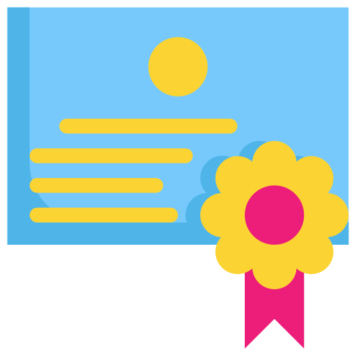 certificat Icône gratuit