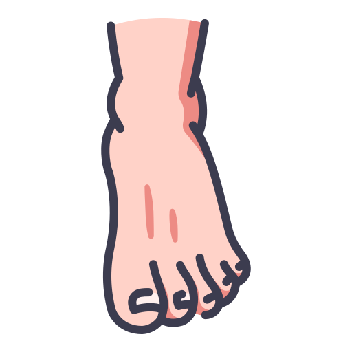 Foot free icon Foot free icon
