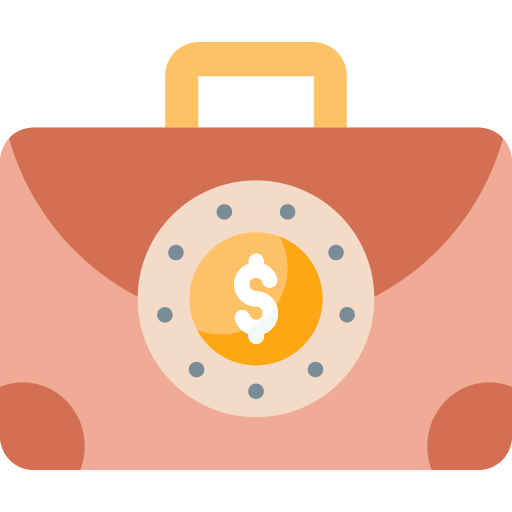 sac d'argent Icône gratuit