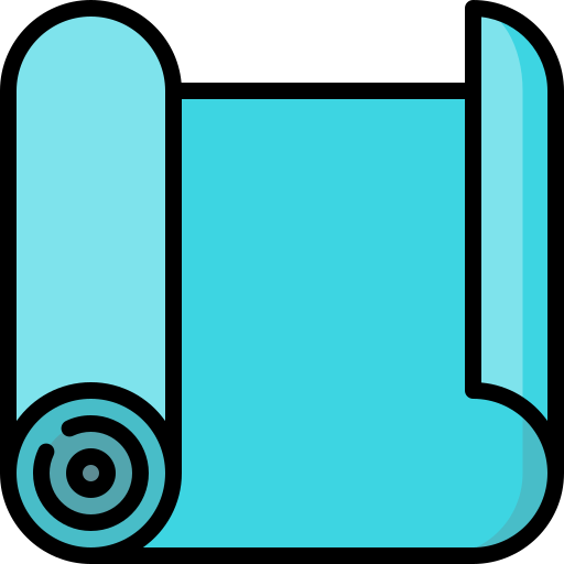 Yoga mat free icon Yoga mat free icon
