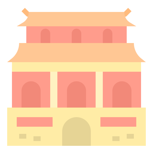 Chinese temple free icon Chinese temple free icon