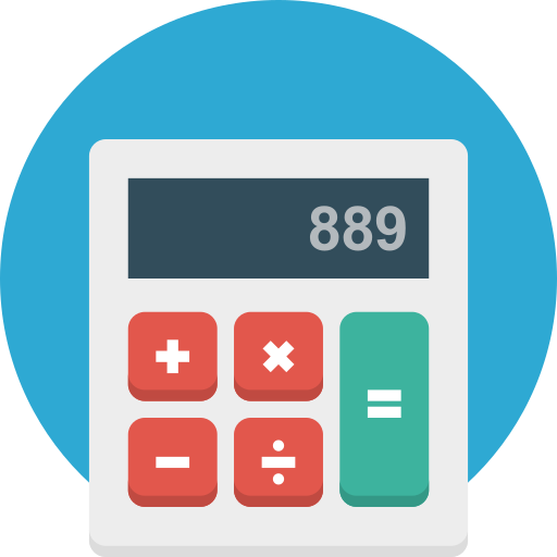 Calculator Pixel Buddha Premium Circular icon