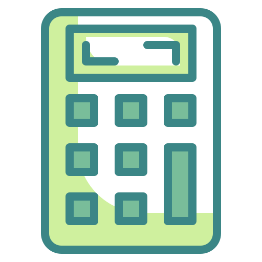 Calculator Wanicon Two Tone Icon