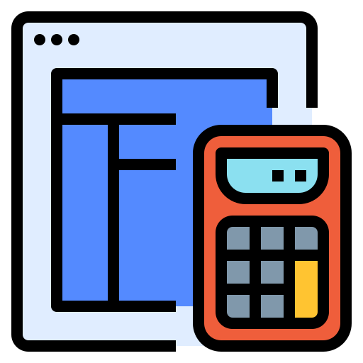 Calculator free icon Calculator free icon