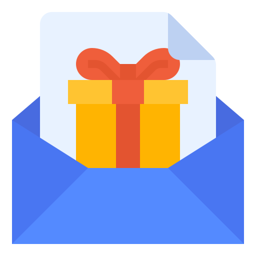 tarjeta de regalo icono gratis