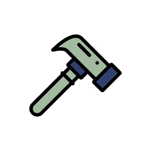 Hammering Generic Outline Color icon