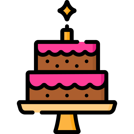 bolo de aniversário grátis ícone