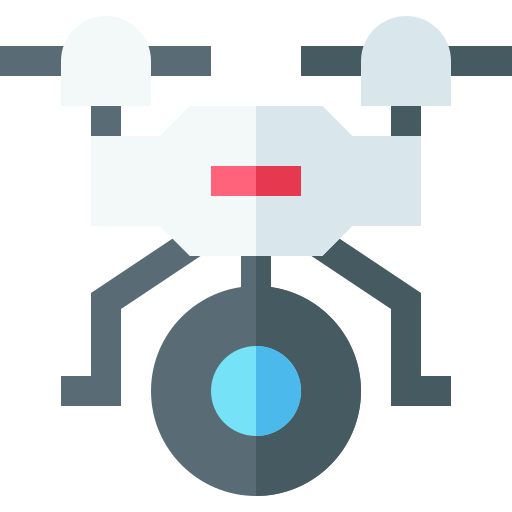 drone de cámara icono gratis