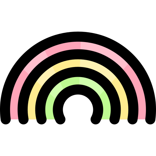 arco iris icono gratis