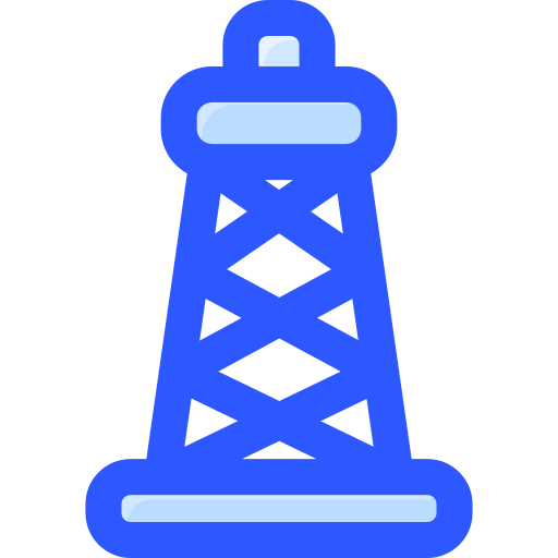 torre de perforación de petróleo icono gratis