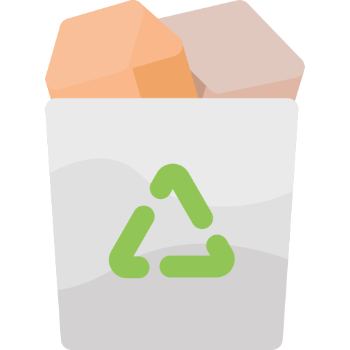 contenedor de reciclaje icono gratis