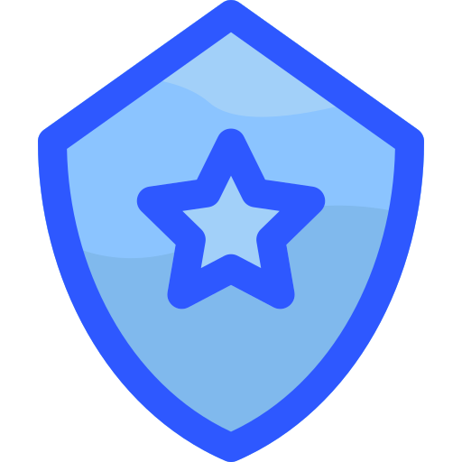 Shield Vitaliy Gorbachev Blue Icon