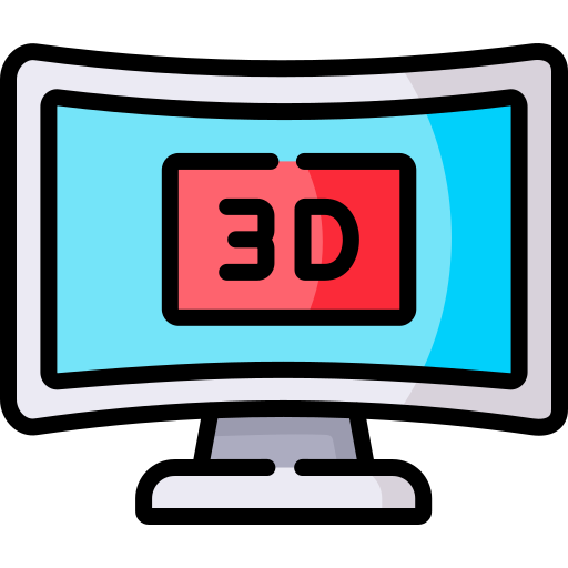 televisão 3d grátis ícone televisão 3d grátis ícone
