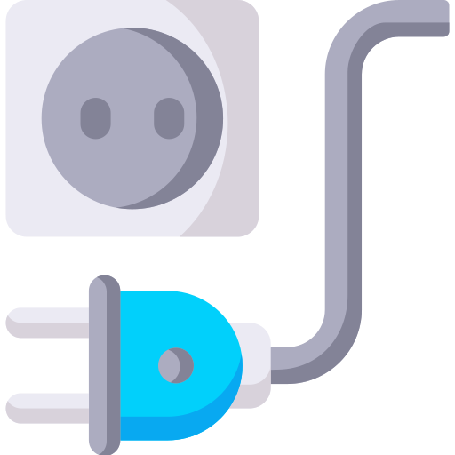 cable de energía icono gratis