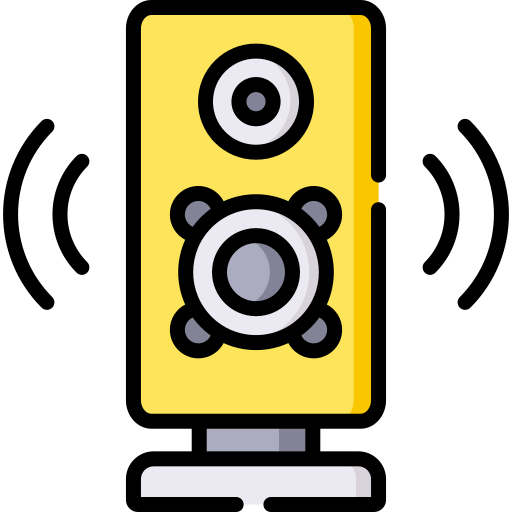 Loudspeaker free icon