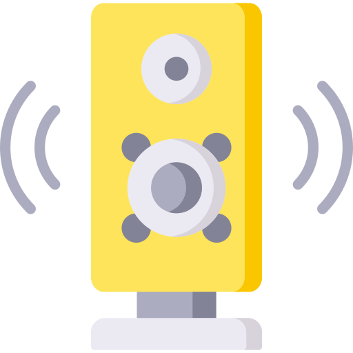 Loudspeaker free icon