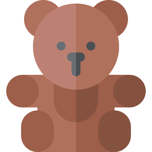 oso de peluche icono gratis