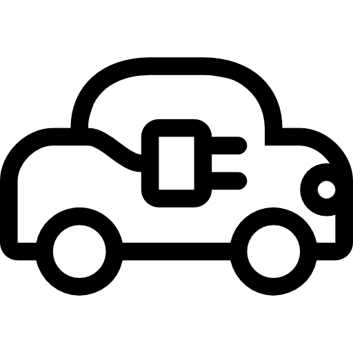 coche eléctrico  icono gratis