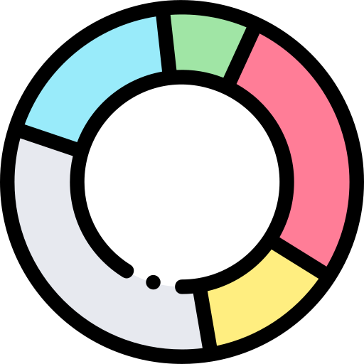 gráfico circular icono gratis