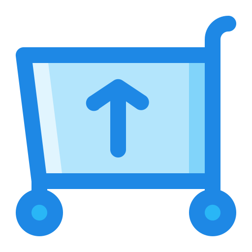 Shopping cart Generic Blue icon