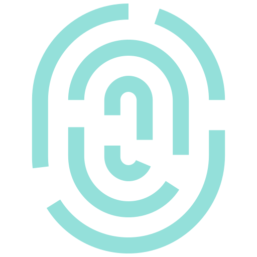 huella dactilar icono gratis