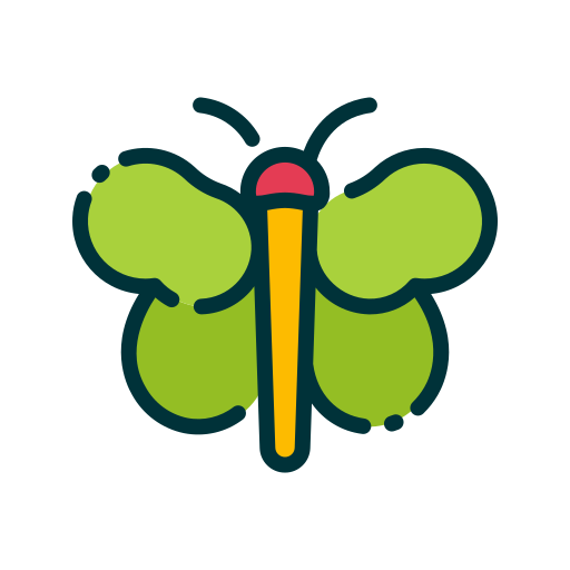 Silk butterfly free icon