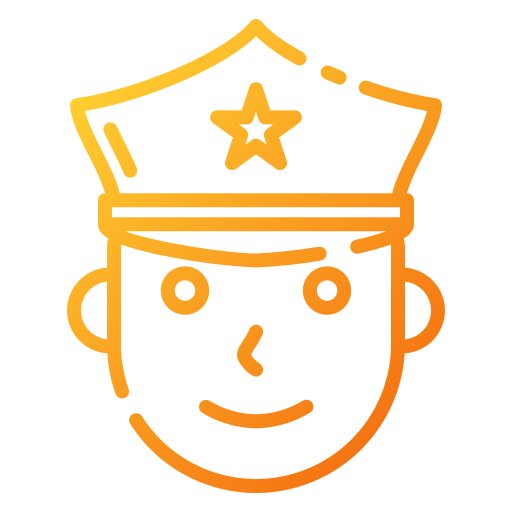 oficial de policía icono gratis