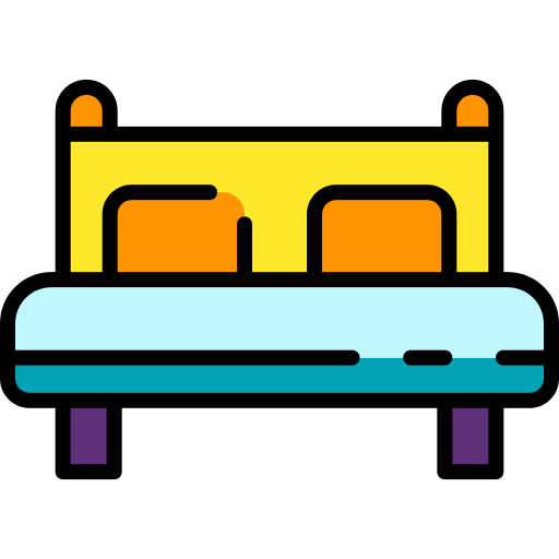 cama matrimonial icono gratis