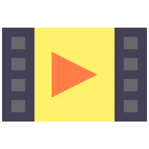 reproductor de video icono gratis