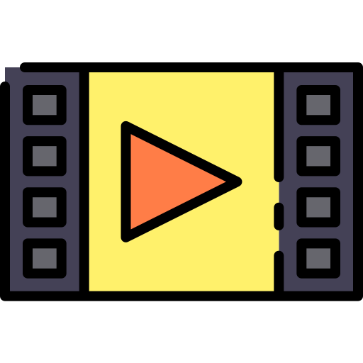 reproductor de video icono gratis