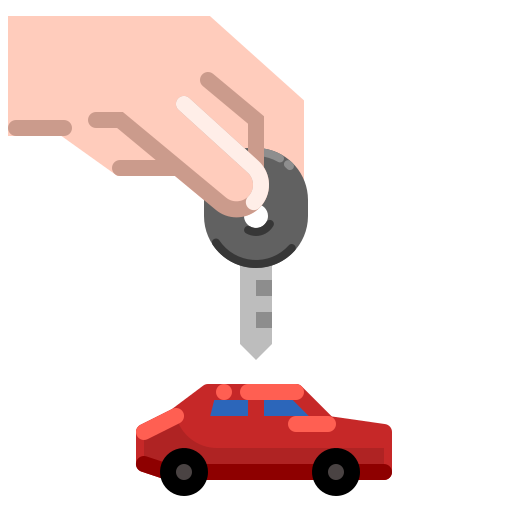 Car rental PMICON Flat icon