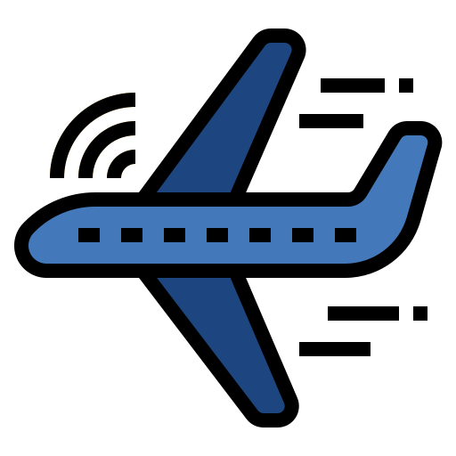 avión icono gratis