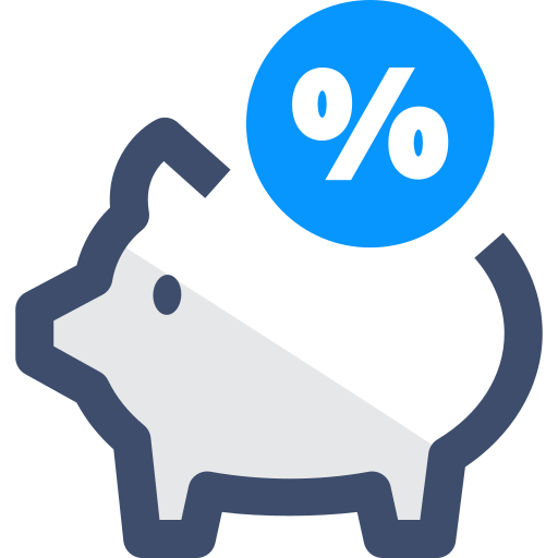 Piggy bank free icon