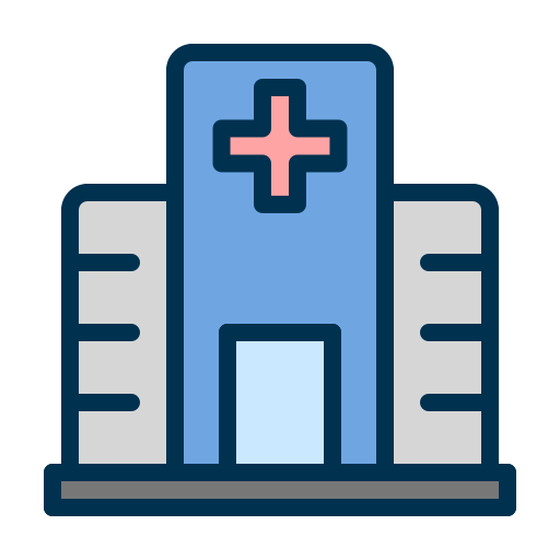 Hospital building Generic Outline Color icon